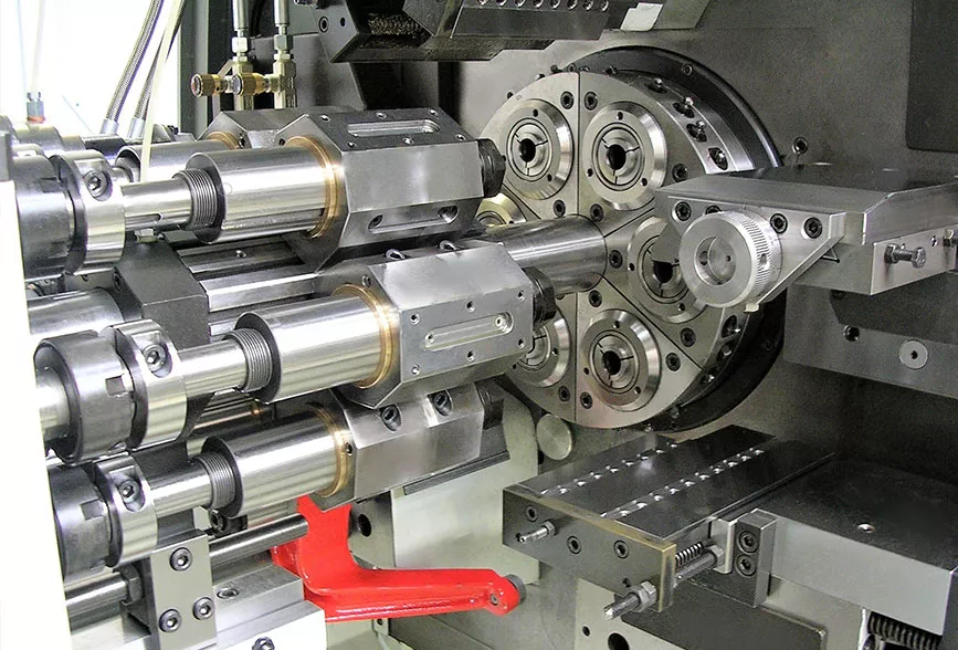 Axis G Serie 6 Spindeln: Spitzenleistungen im Mehrspindeldrehen. Entdecken Sie, wie sie Ihre Produktion revolutionieren kann.